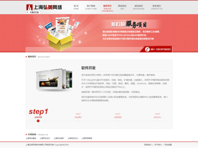 服务项目_上海网站建设_上海网站开发_上.@voole采集到网页设计(69图)_花瓣UI 交互设计